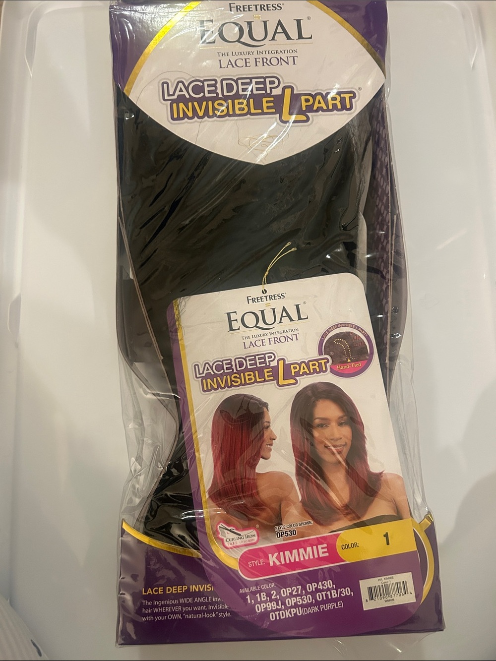 Freetress Equal Lace Deep Invisible L Part Wig - Kimmie (Color 1)